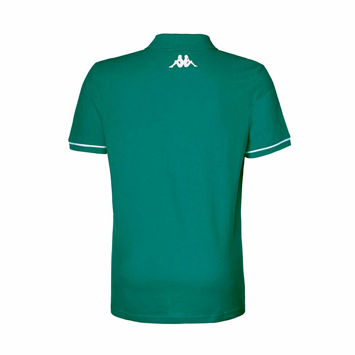 Manica Magliette Kappa Bambino Verde Polo Shirts Da Bambino In