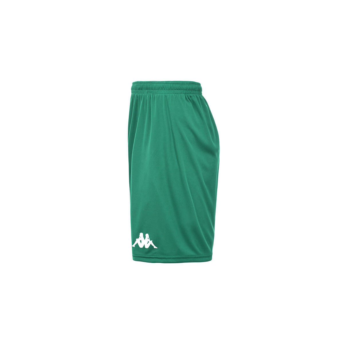Pantaloncini sportivi da bambino in poliestere verde da calcio 2/5