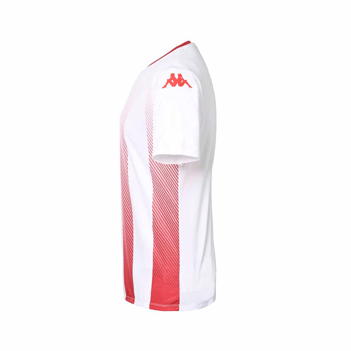 T-shirt da uomo in poliestere grigio da calcio 4/7