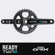 Misuratore di potenza bifacciale INPEAK TWIN2 | SHIMANO GRX FC-RX810-1 40T