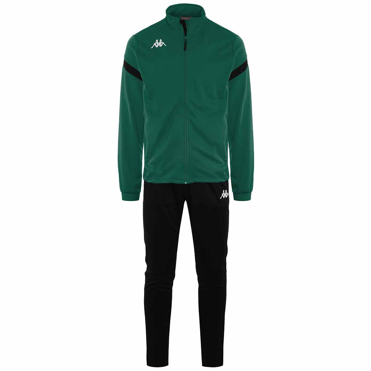 Kappa - Survêtement Manches Longues Garçon Dalcito Vert - Survêtement - Multicolore|noir|vert - 12 À 14 Ans - Decathlon