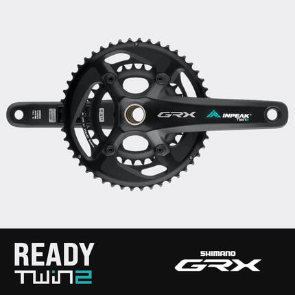 Miernik mocy INPEAK TWIN2 | SHIMANO GRX FC-RX810-2 48-31T