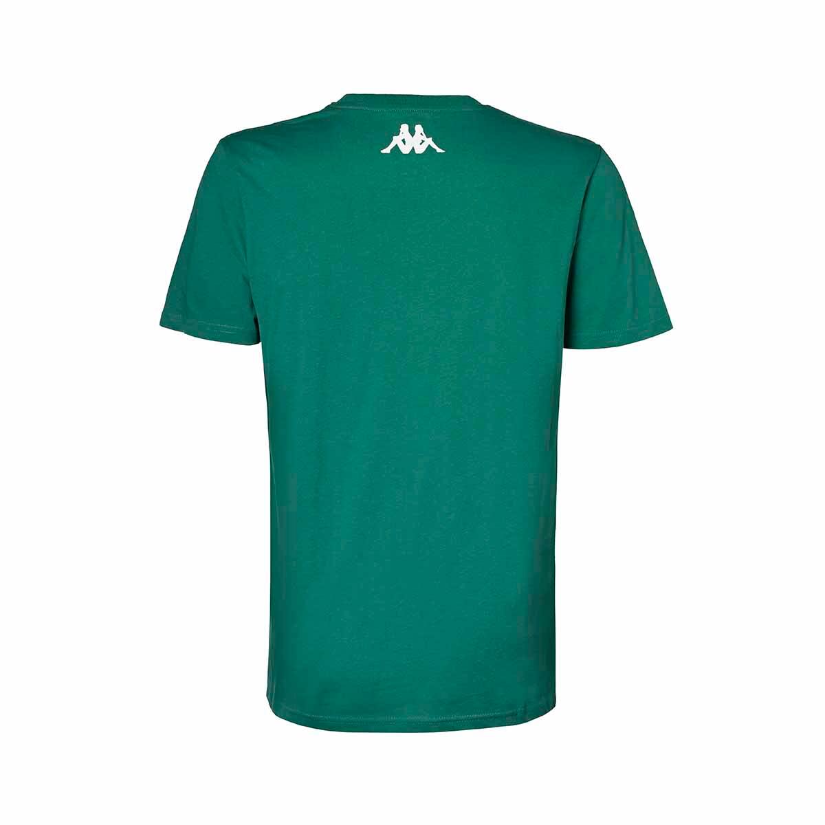 T shirt maglietta da bambino in cotone verde da palestra 2/5