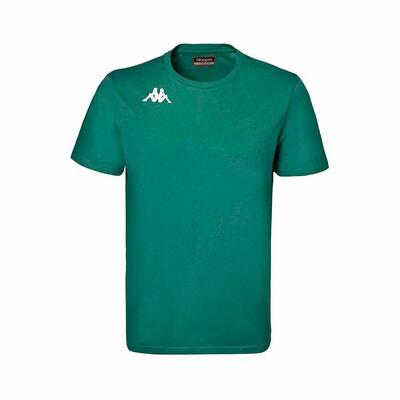 T shirt maglietta da bambino in cotone verde da palestra