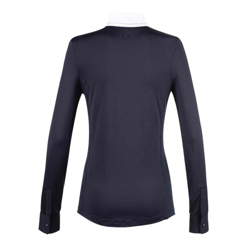 Turniershirt Dreda Damen Blau Reitsport