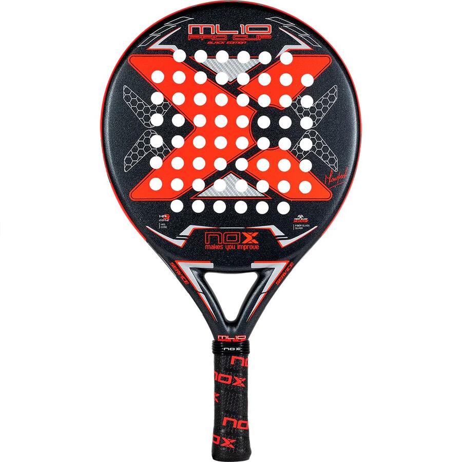 Nox - Raquette De Padel Ml10 Pro Cup Rough Surface Edition 23 - Raquette De Padel - Noir|rouge - No Size - Decathlon
