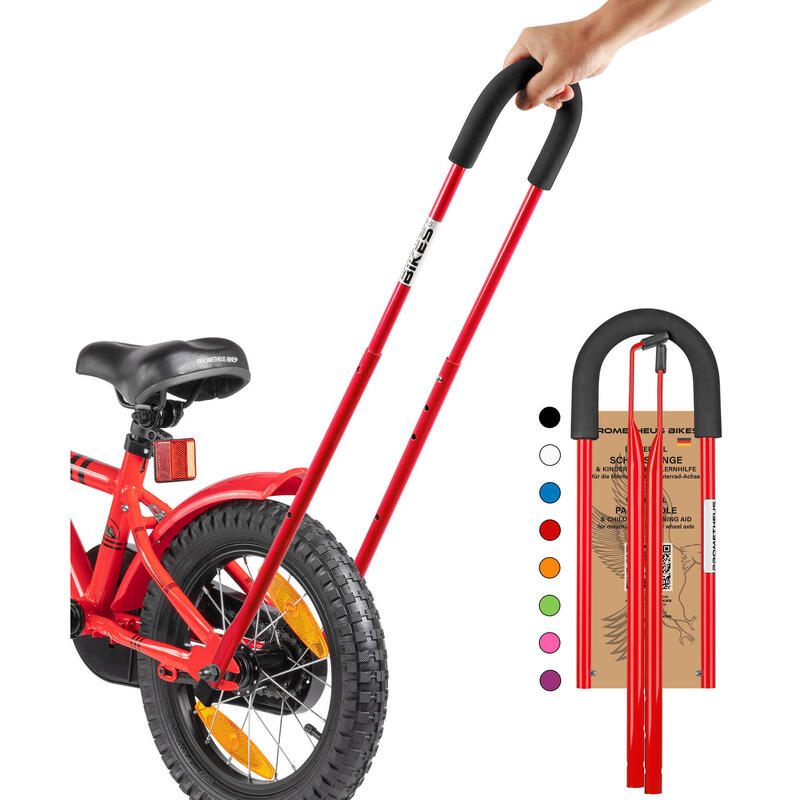 Accessoires de vélo enfant : Canne de guidage, sonnette, stabilisateur