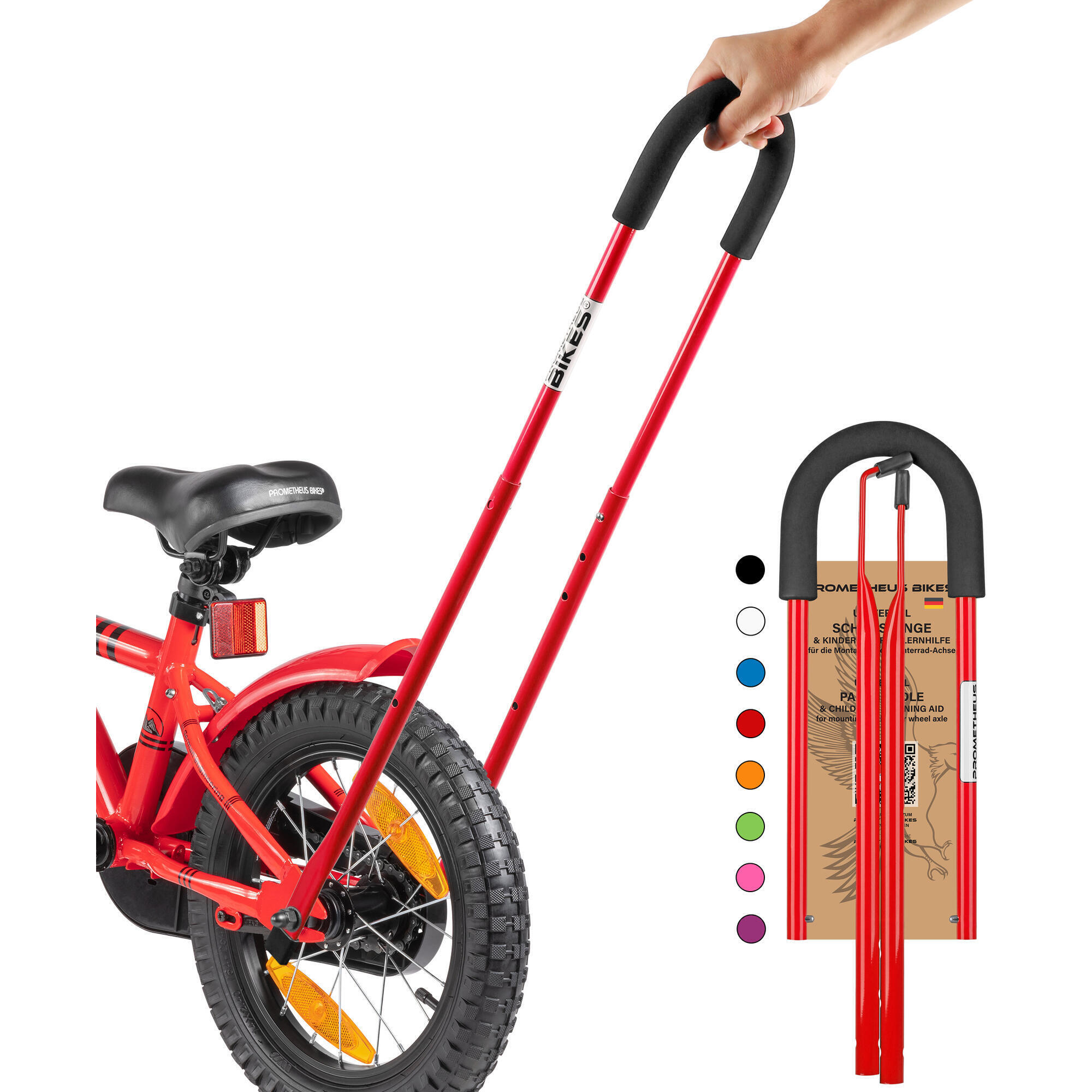 Barre de guidage v lo d enfant Canne Pour Draisienne barre d apprentissage