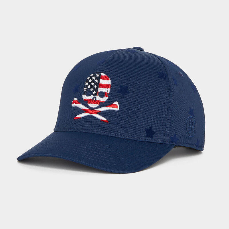 USA KILLER T'S STRETCH TWILL SNAPBACK GOLF CAP - NAVY