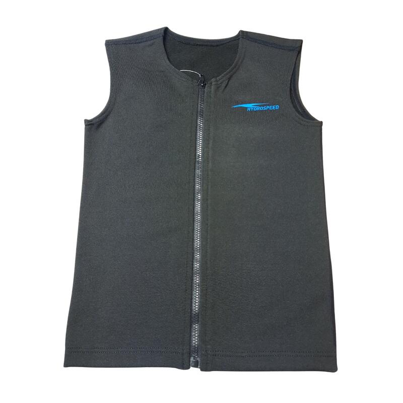 Kids Thermal Fleece Swimming Vest - Black