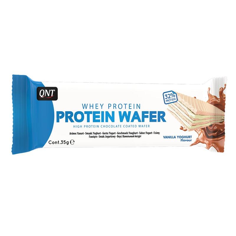 QNT Protein Wafer Bar Fehérjeszelet Joghurt-vanilla 35g