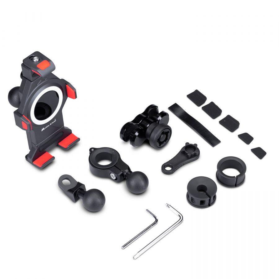 Soporte de smartphone para manillar.  Especial Bicicleta o Moto, resistente 2/7