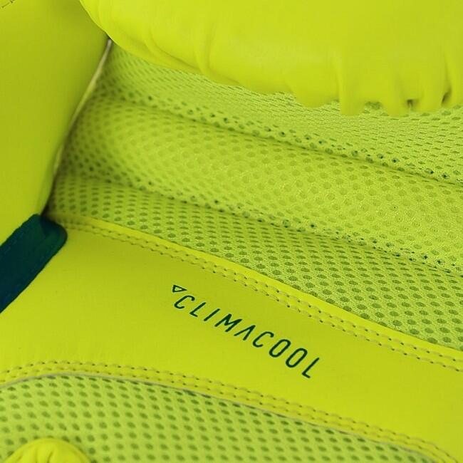 Gants de boxe Speed 100 Jaune/bleu 4/7