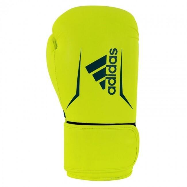 Adidas Gant de boxe « Speed 100 », 10 oz, Jaune-bleu