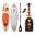 Aufblasbares Stand Up Paddle - Good Karma 11.0 - weiss/orange - komplettset