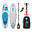 Aufblasbares Stand Up Paddle - Good Karma 11.0 - weiss/blau - komplettset