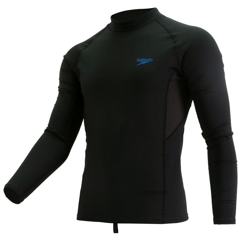 MAGLIA UOMO SPEEDO XTHERMAL 1XT CASUAL BASE LAYER IDROREPELLENTE BLACK-NT