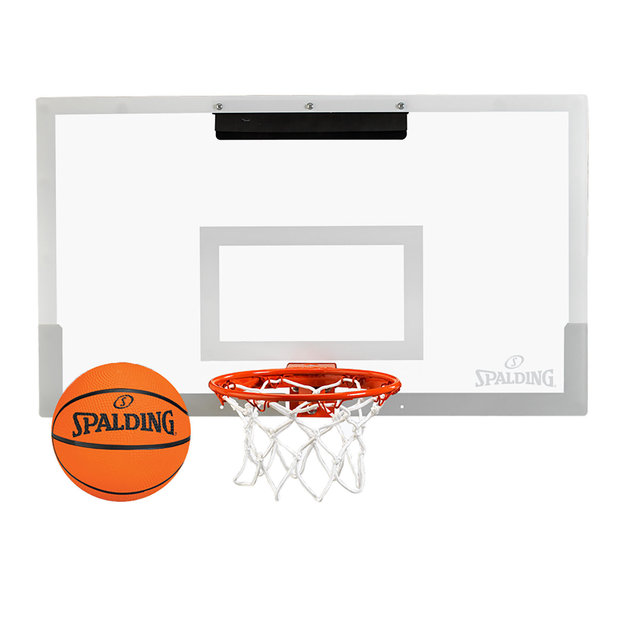 Spalding - Spalding Nba Arena Slam 180 Pro Mini Panneau De Basket-ball - Panier De Basket - Gris - Taille Unique - Decathlon