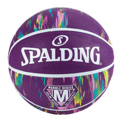 Ballon de basket en marbre Spalding