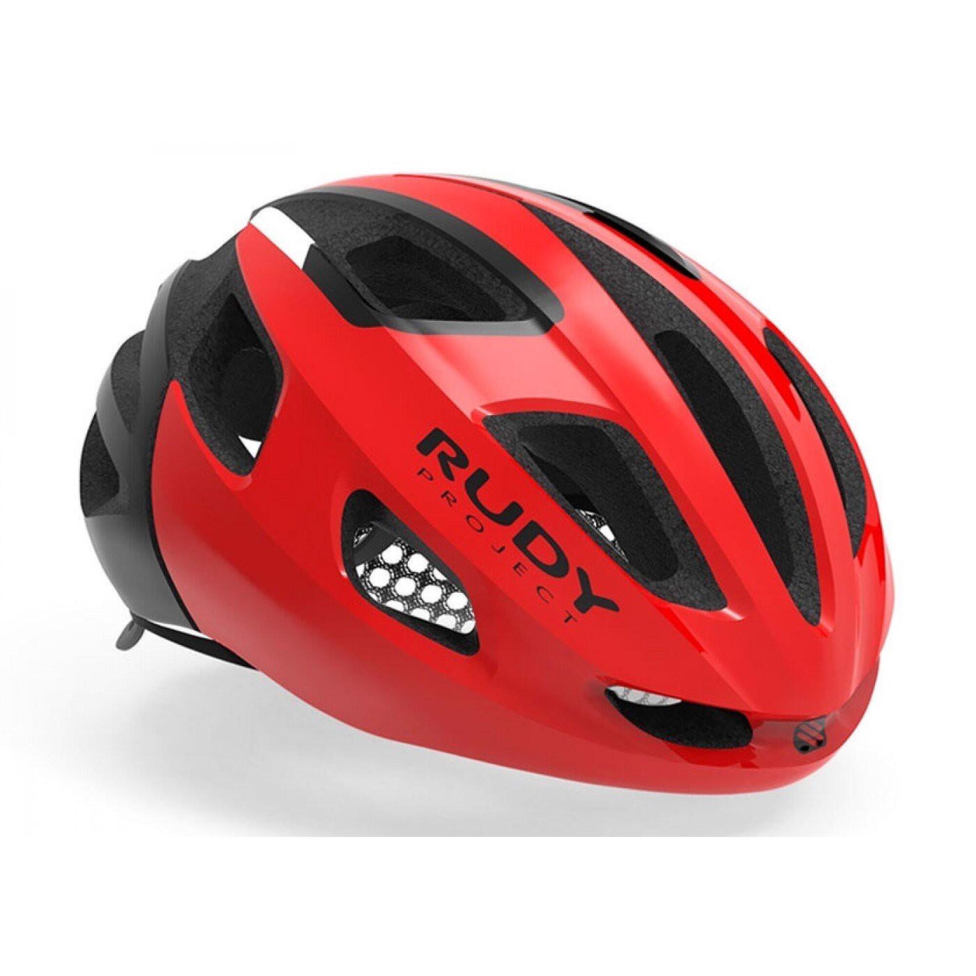 Kask rowerowy Rudy Project Strym Czerwony błyszczący
