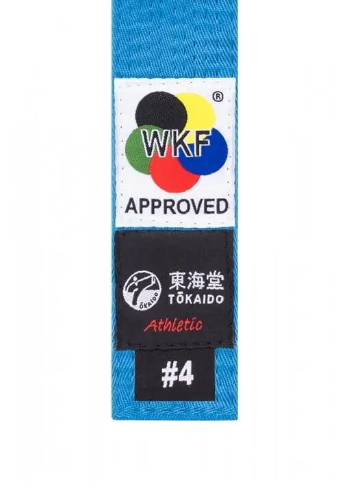 Centura Arte Martiale  Kata  WKF Tokaido Albastra 2/2
