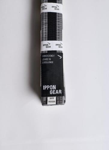 Centura BJJ Junior Ippon Gear Gri/Negru/Gri