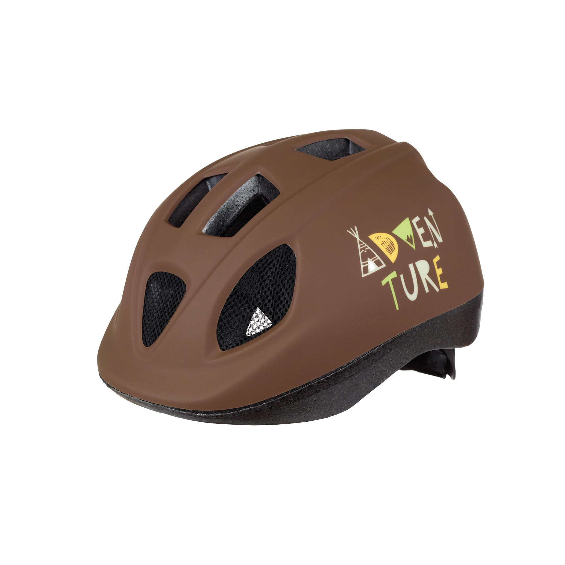 Polisport - Casque De Vélo Pour Enfants Aventure Marron - Casque - Marron - Decathlon