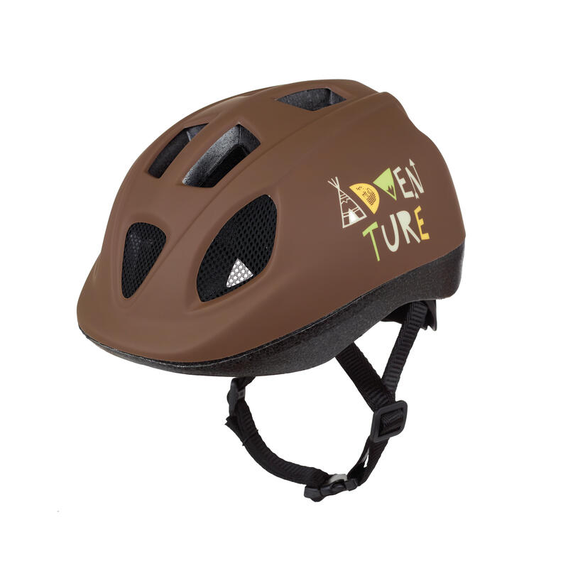 PolispGoudt kinder helm adventure xs 46-53 cm bruin