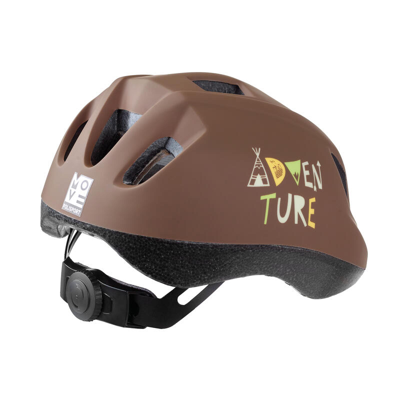 Kinderhelm Adventure Marron