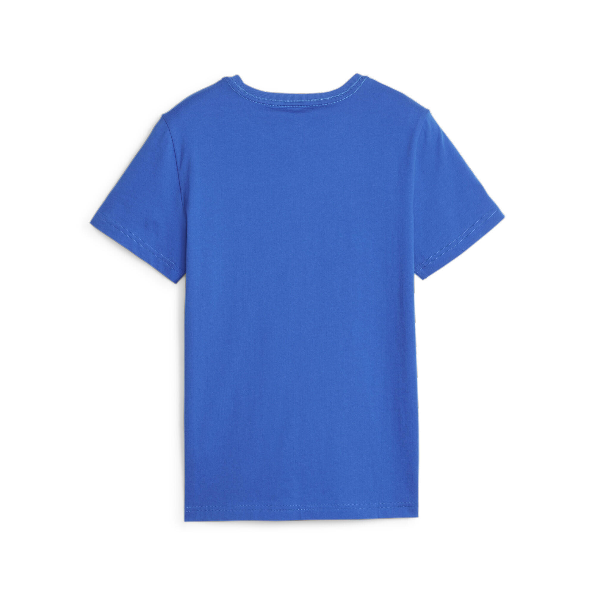Camiseta Niño Essentials+ Two-Tone Logo PUMA Racing Blue 5/5