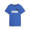 Camiseta Niño Essentials+ Two-Tone Logo PUMA Racing Blue