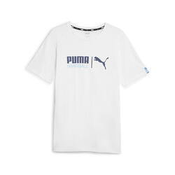 T-shirt de handball PUMA White Silver Sky Blue