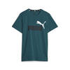 Camiseta Niño Essentials+ Two-Tone Logo PUMA Malachite Green