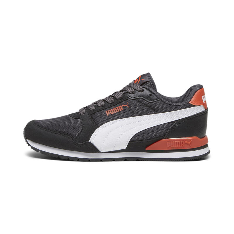 ST Runner v3 Mesh sportschoenen voor jongeren PUMA Dark Coal White Black Gray