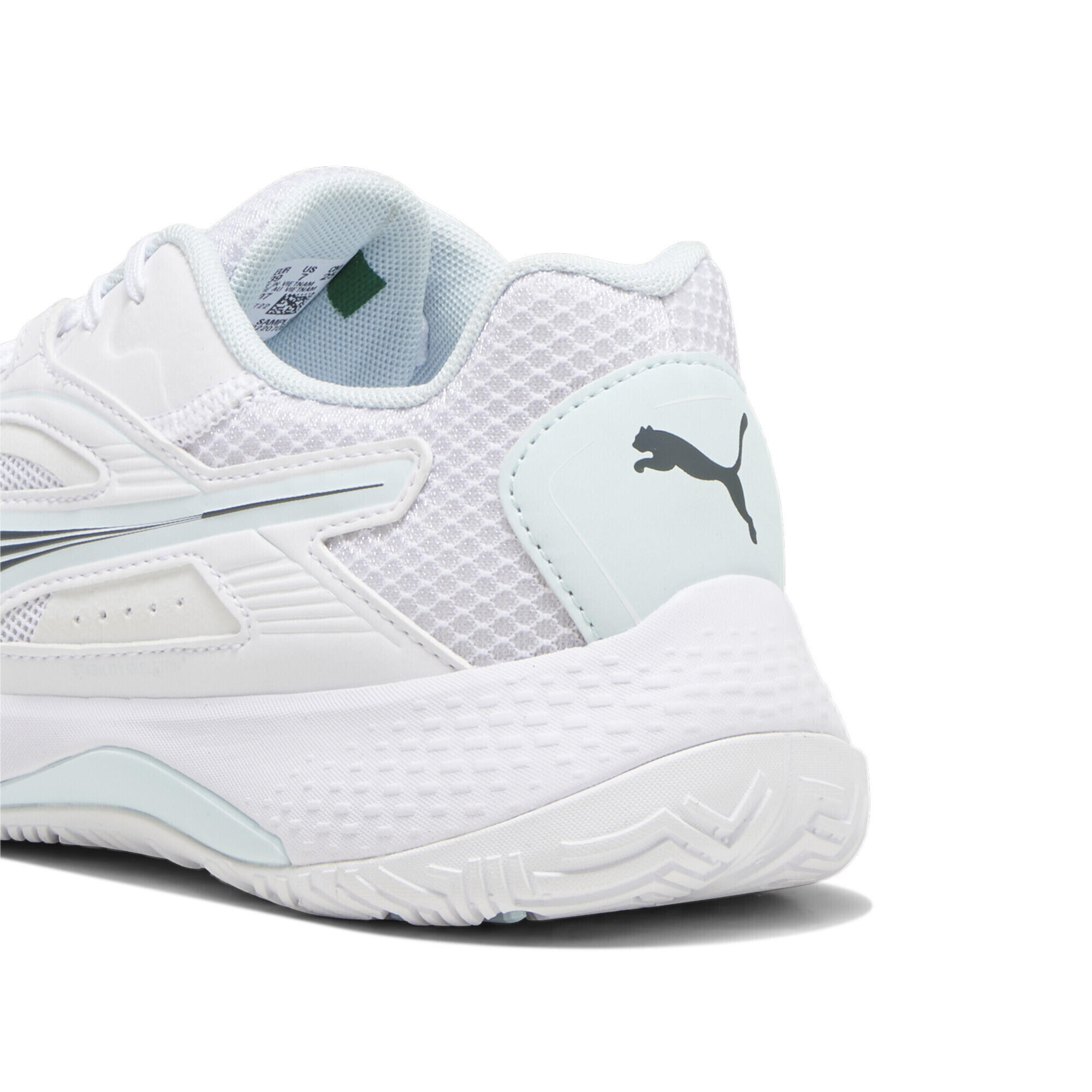 Chaussures de sport en salle Solarstrike II PUMA White Shadow Gray Nitro Blue 4/15