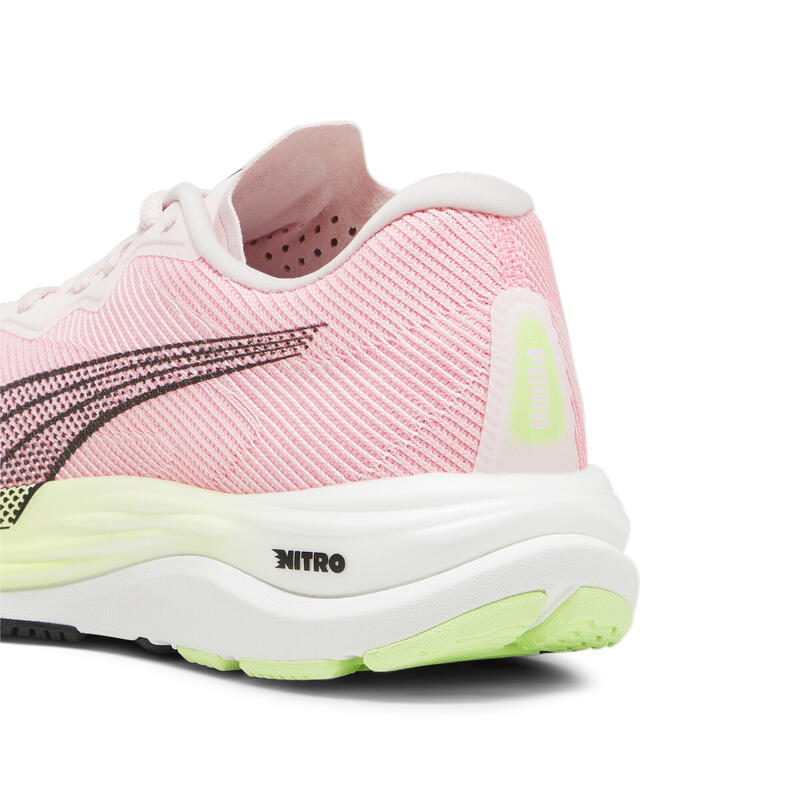 Chaussures de running Velocity Nitro 2 Femme PUMA Frosty Pink Speed Green