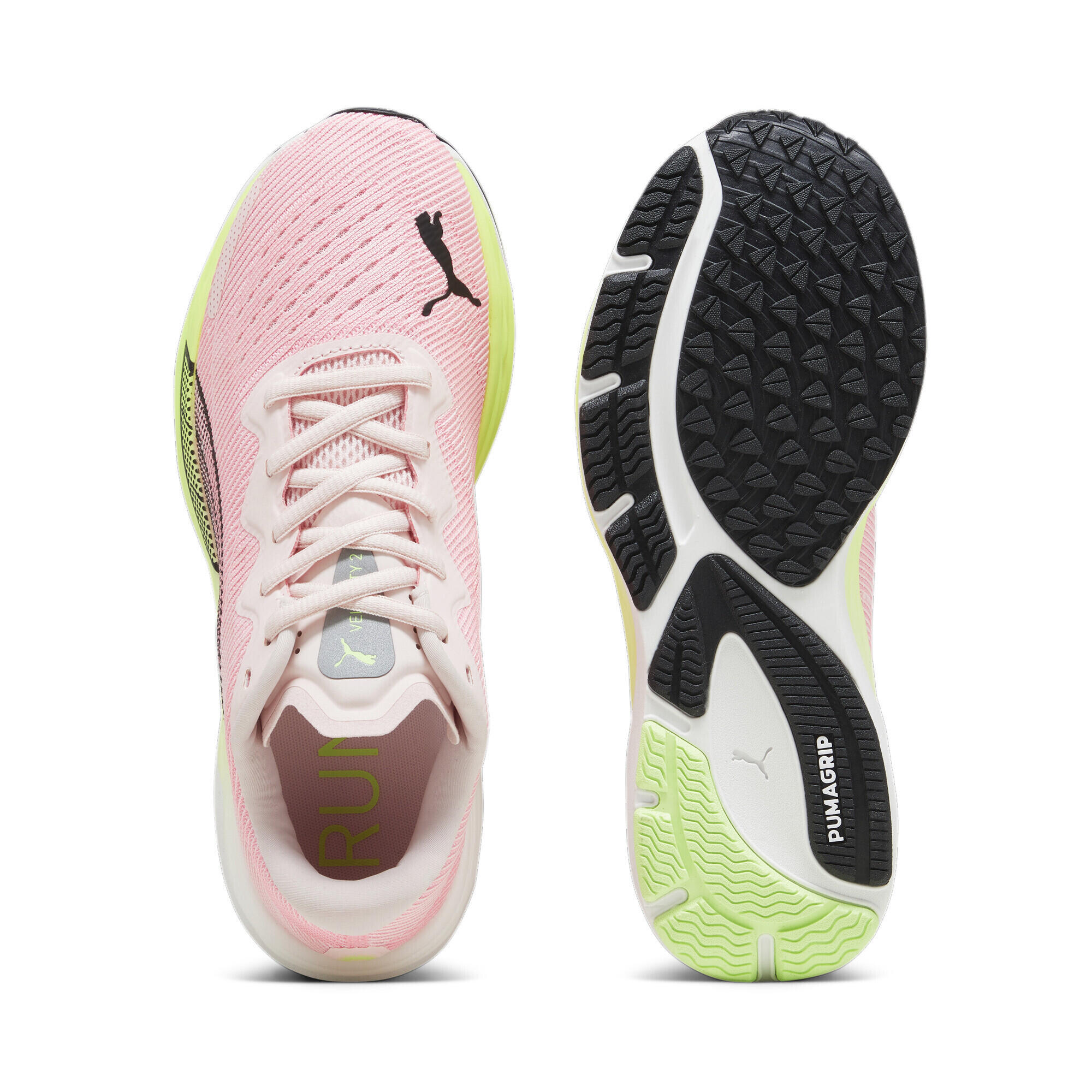 Chaussures de running Velocity Nitro 2 Femme PUMA Frosty Pink Speed Green 6/7