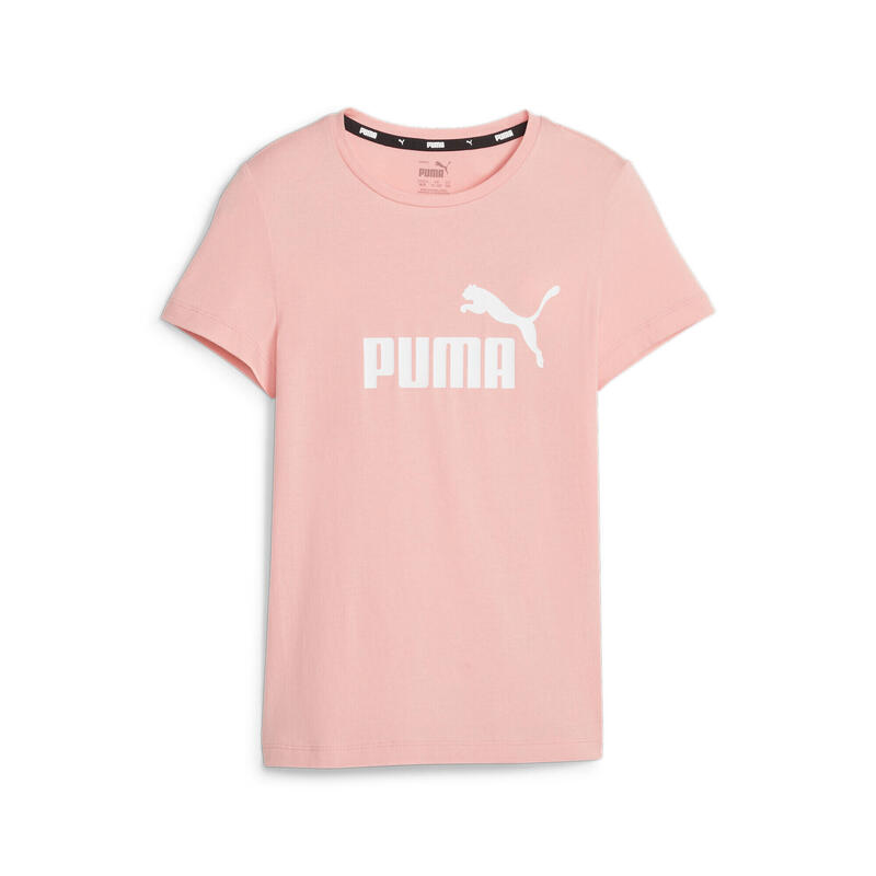 T-shirt con logo Essentials Youth PUMA Peach Smoothie Pink