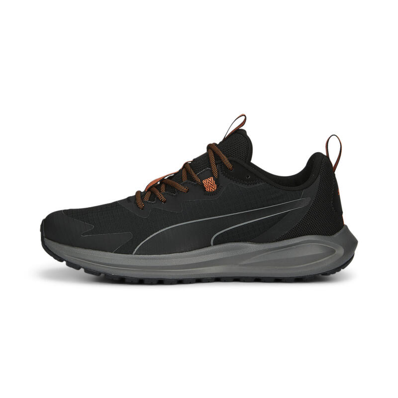 Scarpe da running Twitch Runner PUMA Black Chili Powder Orange