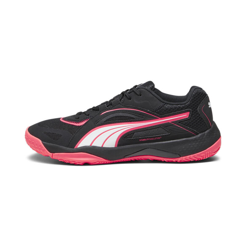 Chaussures de sport en salle Solarstrike II PUMA Black Fire Orchid White Red