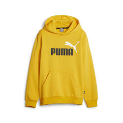 Essentials+ hoodie met groot tweekleurig logo voor jongeren PUMA Yellow Sizzle