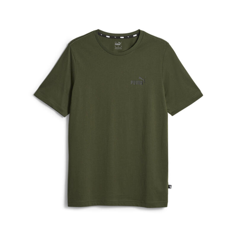 Essentials T-shirt met klein logo voor heren PUMA Myrtle Green