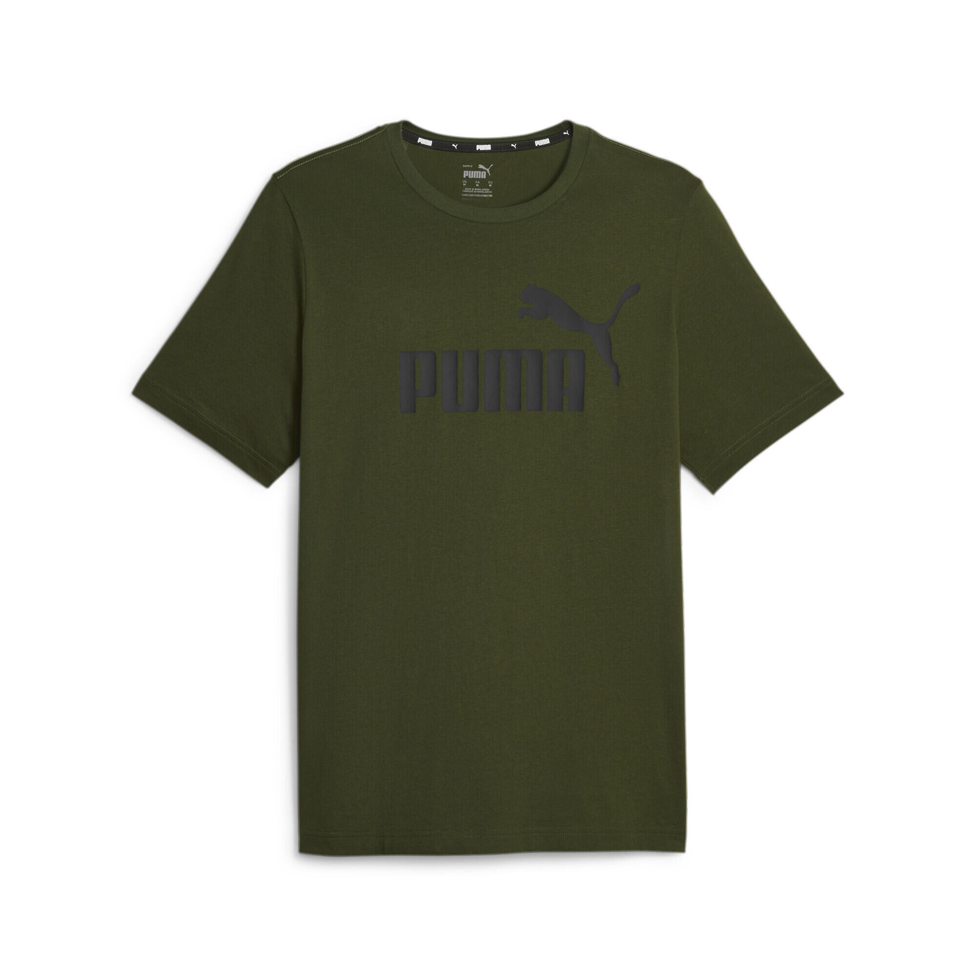 T-Shirt Homem Puma Essentials Verde 1/5