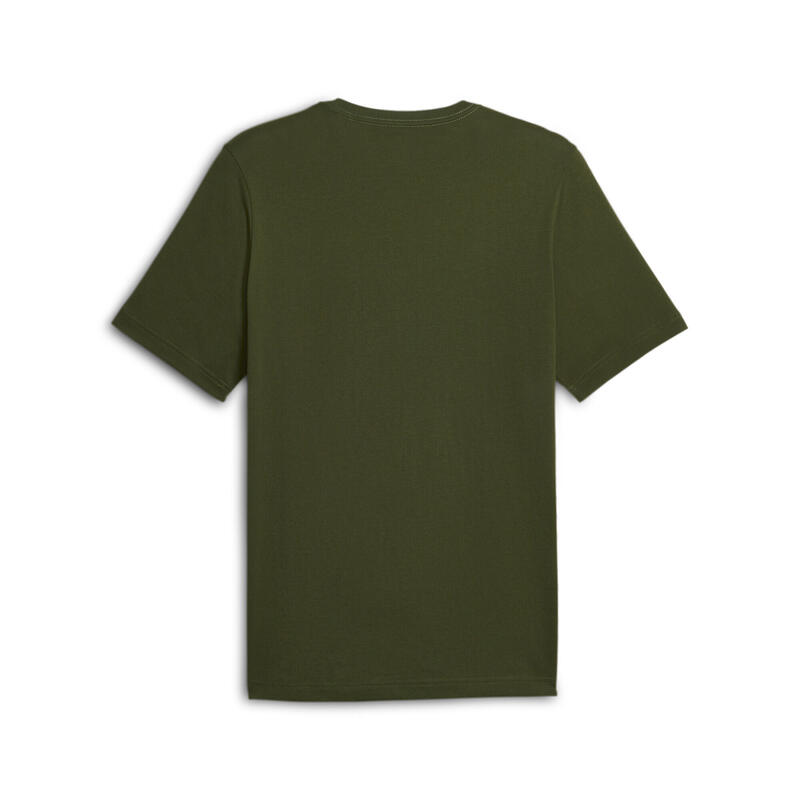 T-shirt con logo Essentials uomo PUMA Myrtle Green