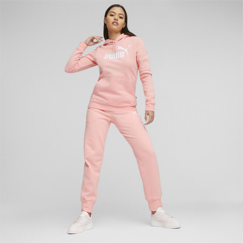 Essentials Logo FL hoodie Damen PUMA Peach Smoothie Pink