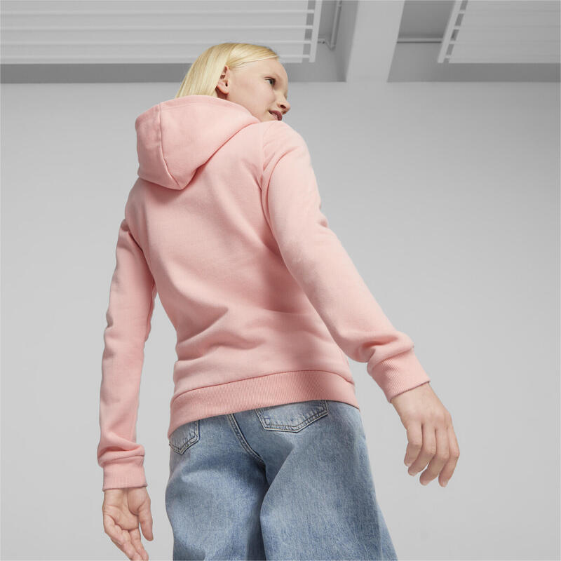 Essentials Logo Hoodie Mädchen PUMA Peach Smoothie Pink