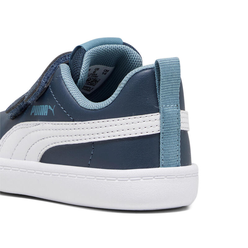 Courtflex V2 sportschoenen voor baby’s PUMA Dark Night White Blue