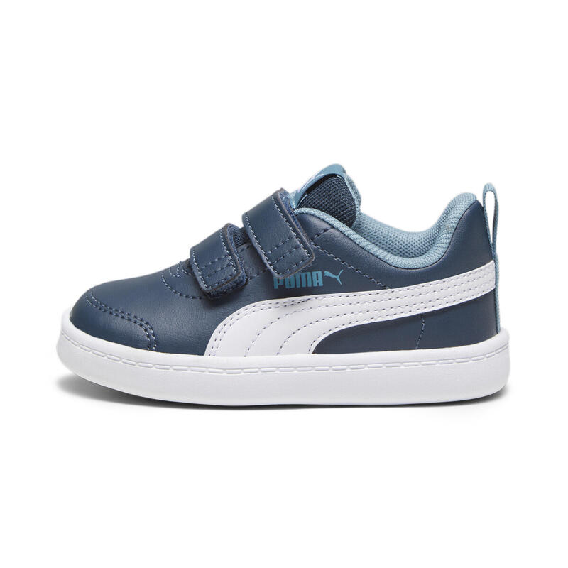 Courtflex V2 sportschoenen voor baby’s PUMA Dark Night White Blue