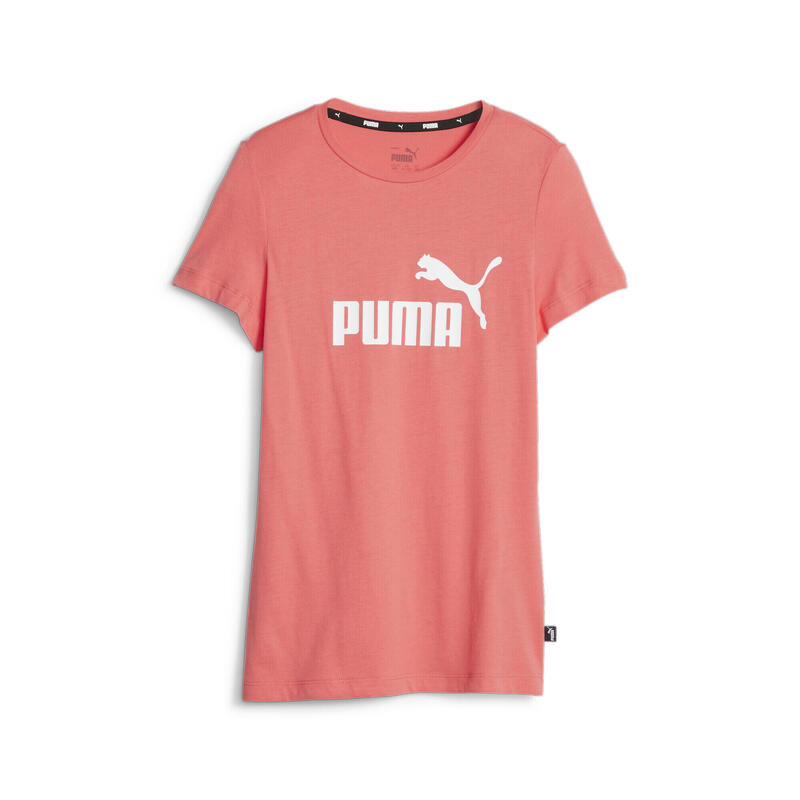 Essentials T-shirt met logo jongeren PUMA Electric Blush Pink