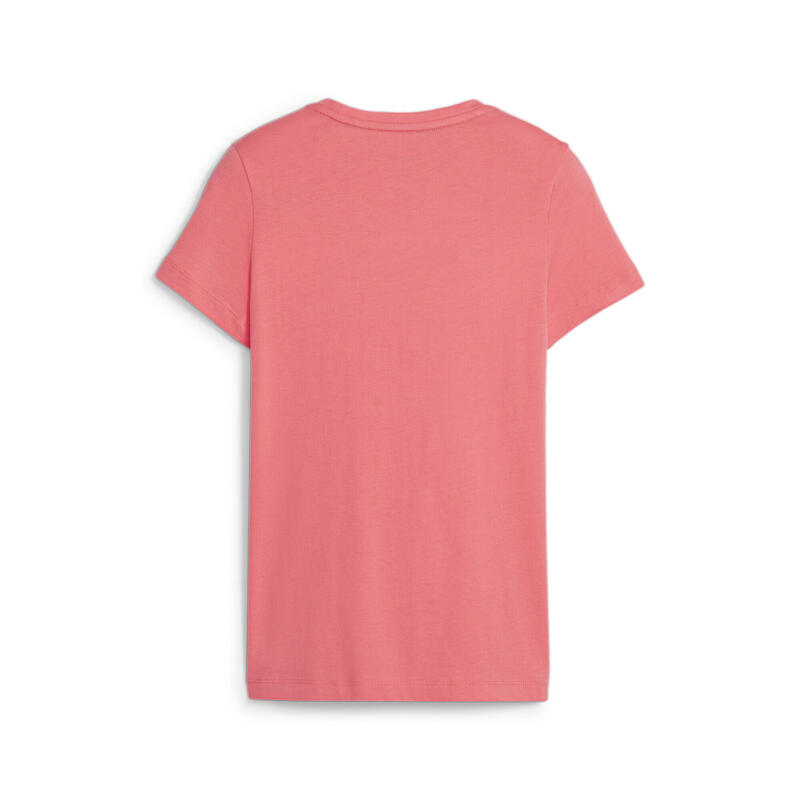 Essentials T-shirt met logo jongeren PUMA Electric Blush Pink